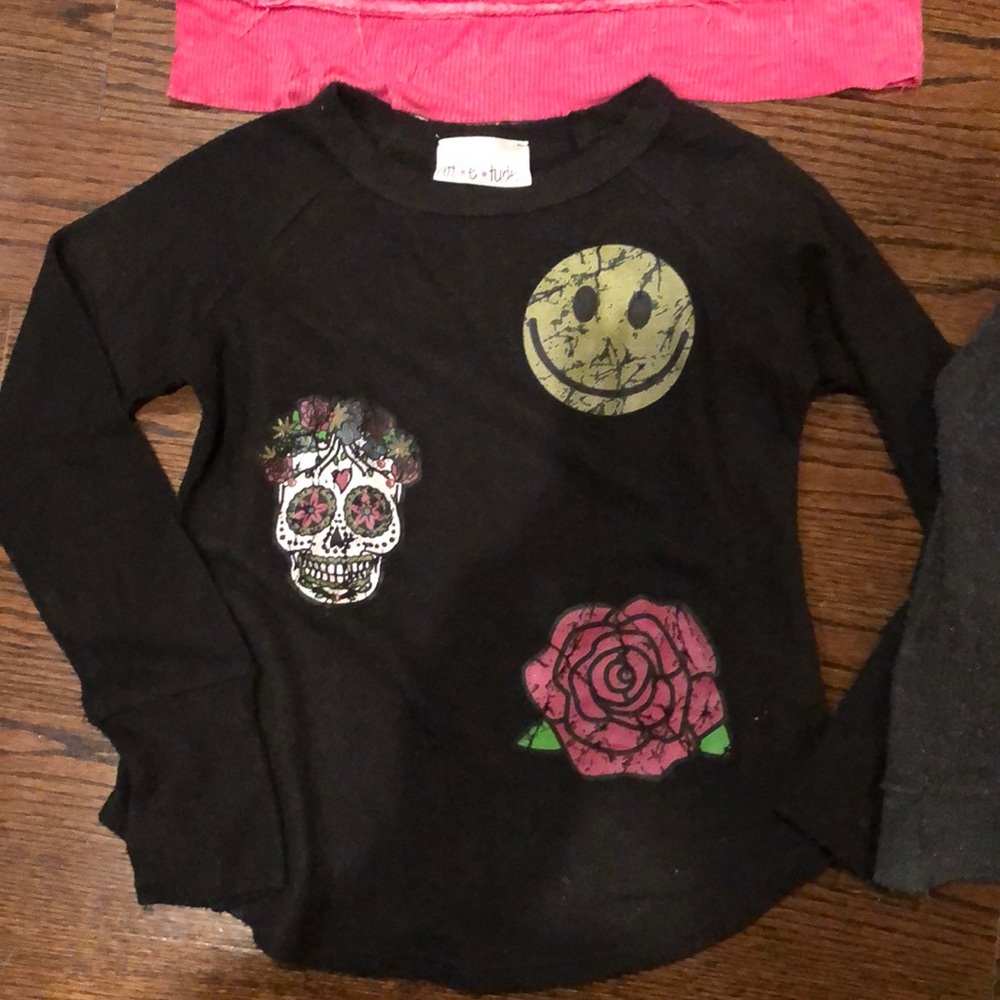 Assorted girls long sleeve sweatshirts.